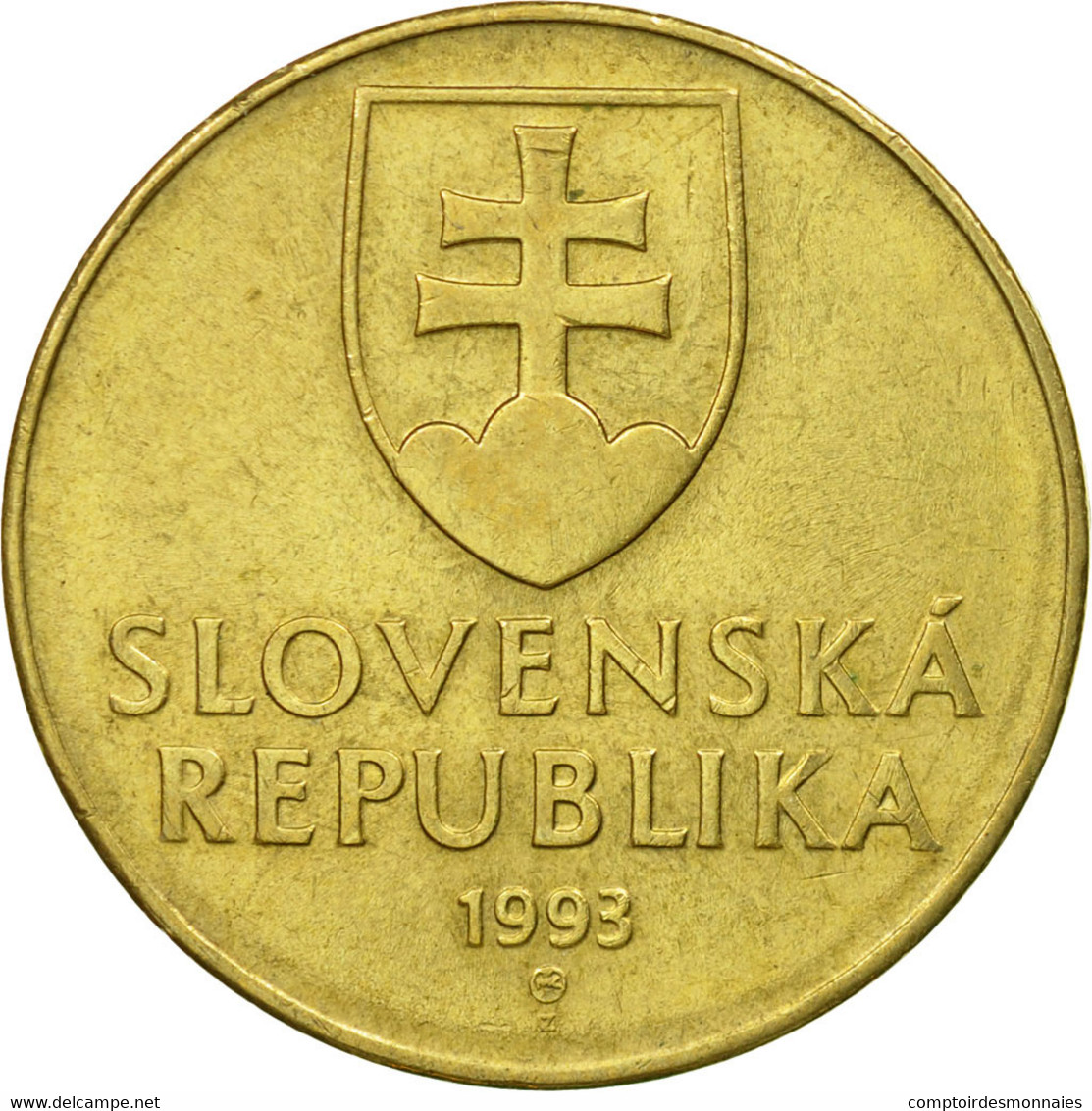 Monnaie, Slovaquie, 10 Koruna, 1993, TTB, Aluminum-Bronze, KM:11 - Slovaquie