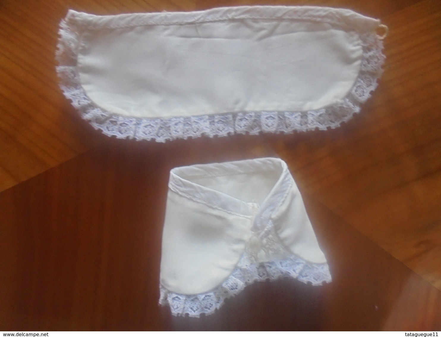 Ancien - Paire De Manchettes Pour Fillette - Vestidos De Novia