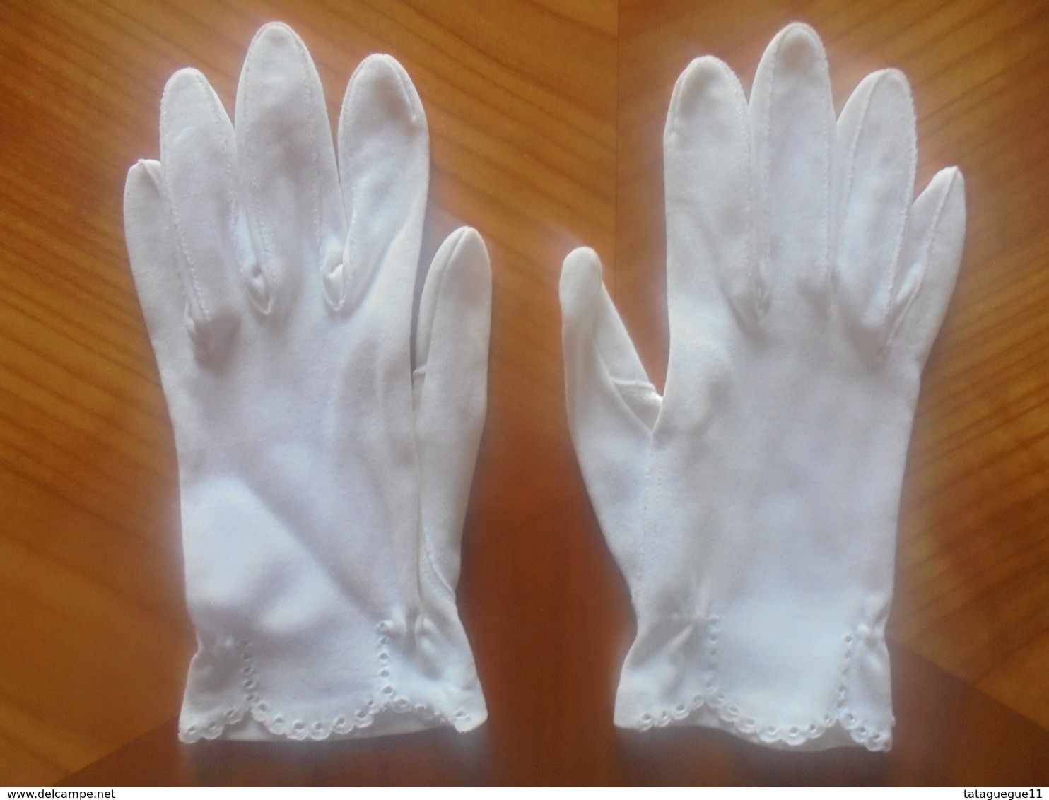 Ancien - Paire De Gants Pour Enfant Fillette Années 50 - Hochzeit