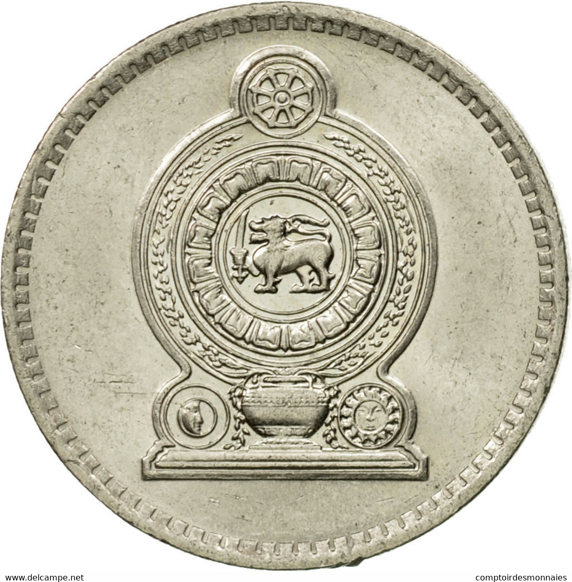 Monnaie, Sri Lanka, 50 Cents, 1982, TTB, Copper-nickel, KM:135.2 - Sri Lanka (Ceylon)