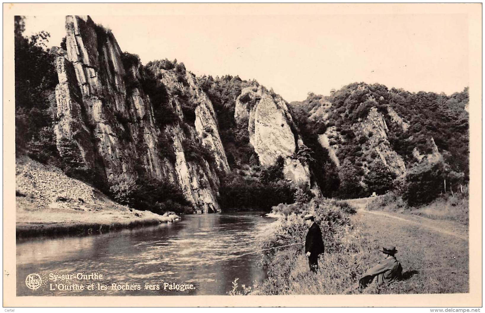 SY-sur-OURTHE - L'Ourthe Et Les Rochers Vers Palogne - Ferrières