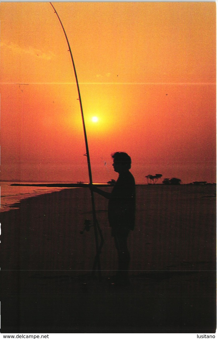 Portuguese Guinea - GUINE BISSAU - Archipel Bijagos - Surf Casting - Sunset Coucher Du Soleil - Guinea-Bissau