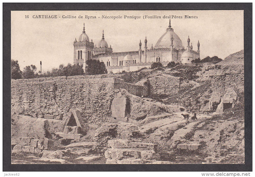 76543/ CARTHAGE, Colline De Byrsa, Nécropole Punique (Fouilles Des Pères Blancs) - Tunesië