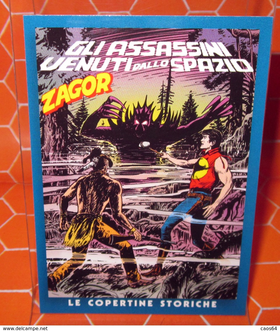 ZAGOR PANINI LE COPERTINE STORICHE C36 GLI ASSASSINI VENUTI DALLO SPAZIO - Altri & Non Classificati