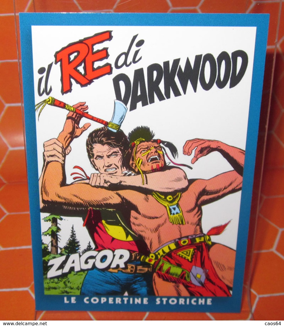 ZAGOR PANINI LE COPERTINE STORICHE C24 IL RE DI DARKWOOD - Altri & Non Classificati