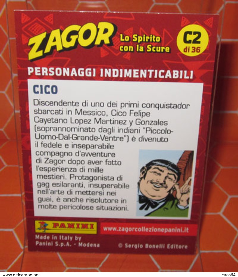 ZAGOR PANINI PERSONAGGI INDIMENTICABILI C2 CICO - Altri & Non Classificati