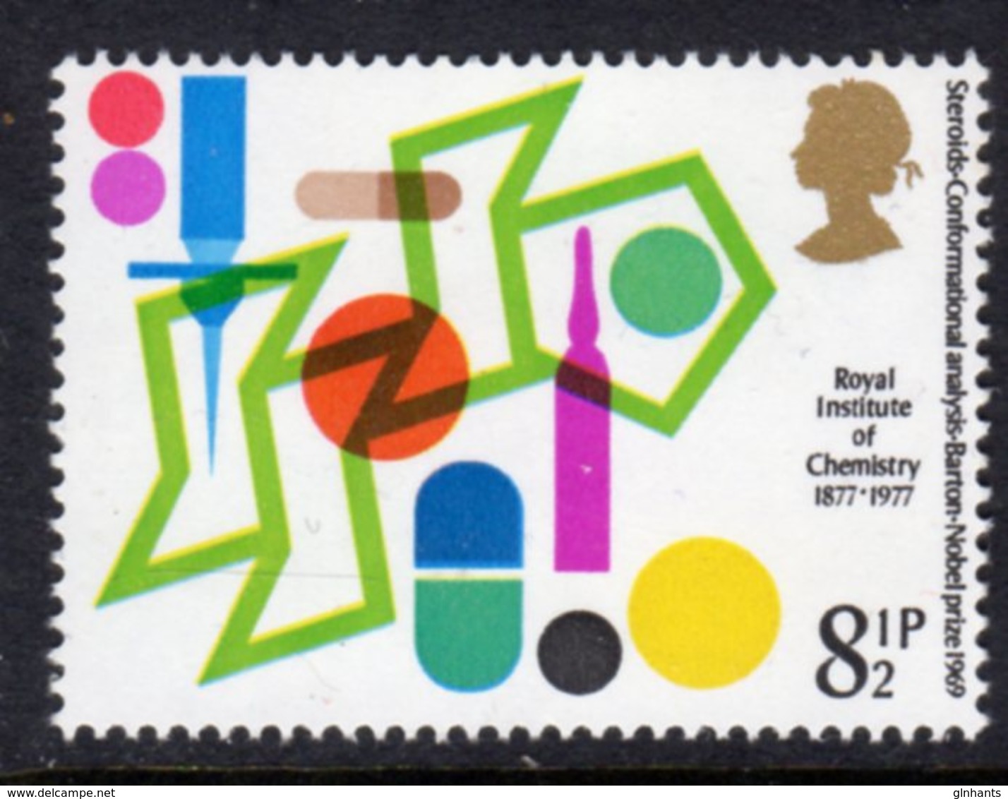 GREAT BRITAIN GB - 1977 CHEMISTRY ANNIVERSARY 8.5p STAMP FINE MNH ** SG 1029 - Unused Stamps