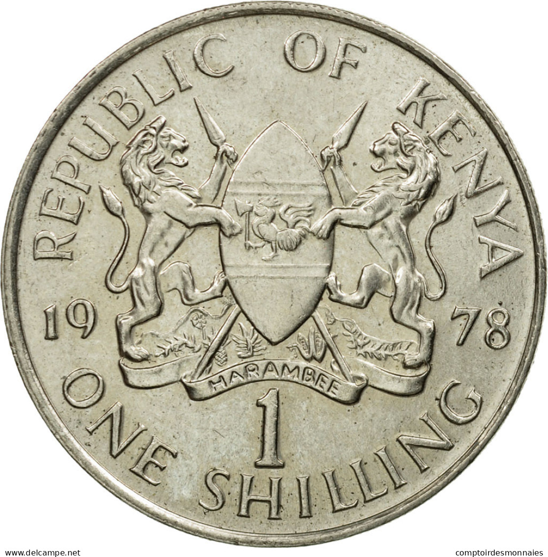 Monnaie, Kenya, Shilling, 1978, SUP, Copper-nickel, KM:14 - Kenya