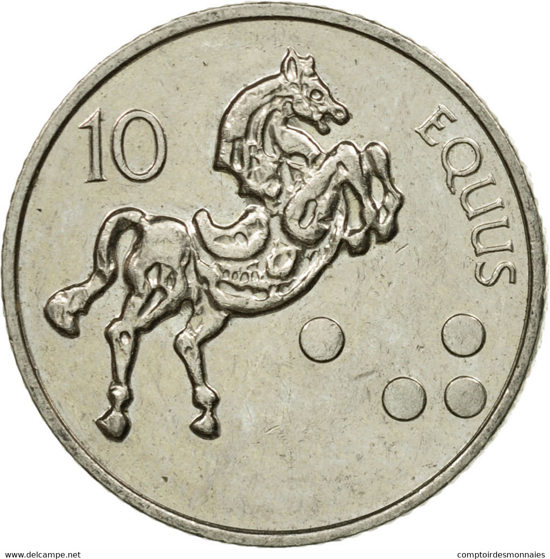 Monnaie, Slovénie, 10 Tolarjev, 2002, TTB, Copper-nickel, KM:41 - Slovénie