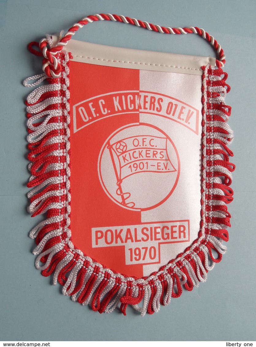 O.F.C. KICKERS 01 E.V. - POKALSIEGER 1970 ( Zie Foto's ) Wimpel - Pennant ! - Other & Unclassified