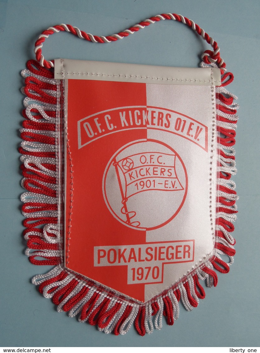 O.F.C. KICKERS 01 E.V. - POKALSIEGER 1970 ( Zie Foto's ) Wimpel - Pennant ! - Other & Unclassified