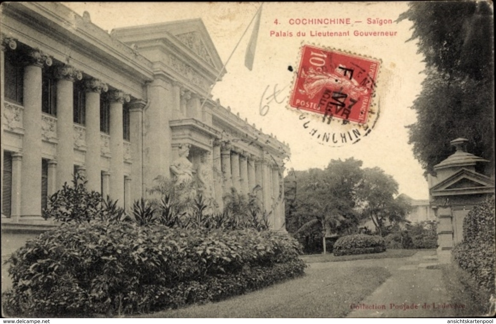 Cp Saigon Cochinchine Vietnam, Palais Du Lieutenant Gouverneur - Viêt-Nam