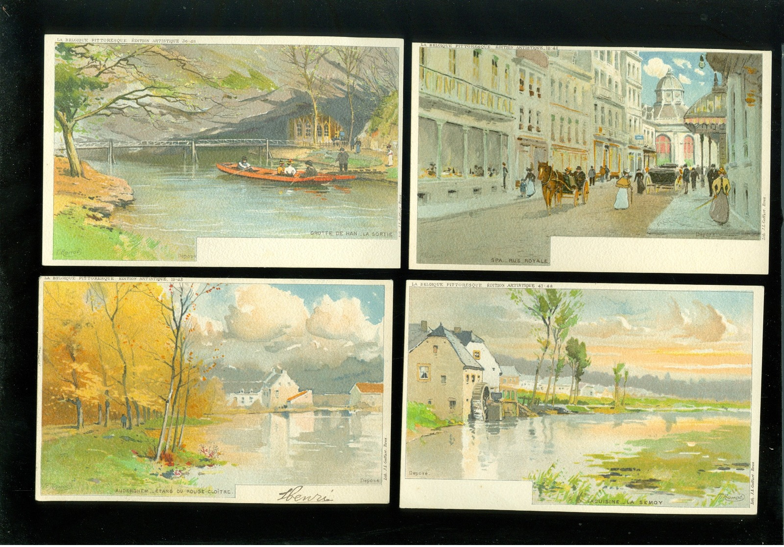 Beau Lot De 15 Cartes Postales De Belgique Illustrateur F. Ranot     Mooi Lot Van 15 Postkaarten Van België   - 15 Scans - 5 - 99 Cartes