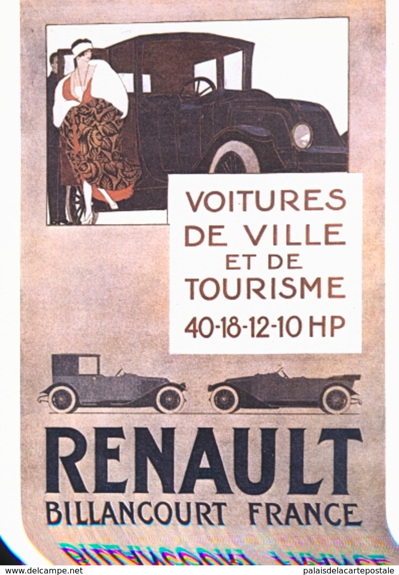 RENAULT REEDITION - Voitures De Tourisme