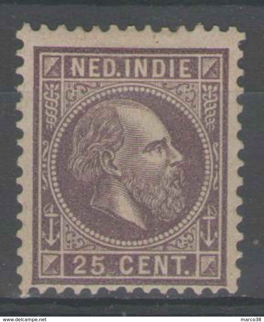 INDE Néerlandaise:  N°12 * (d.12,5x12)       - Cote 27,50€ - - Niederländisch-Indien