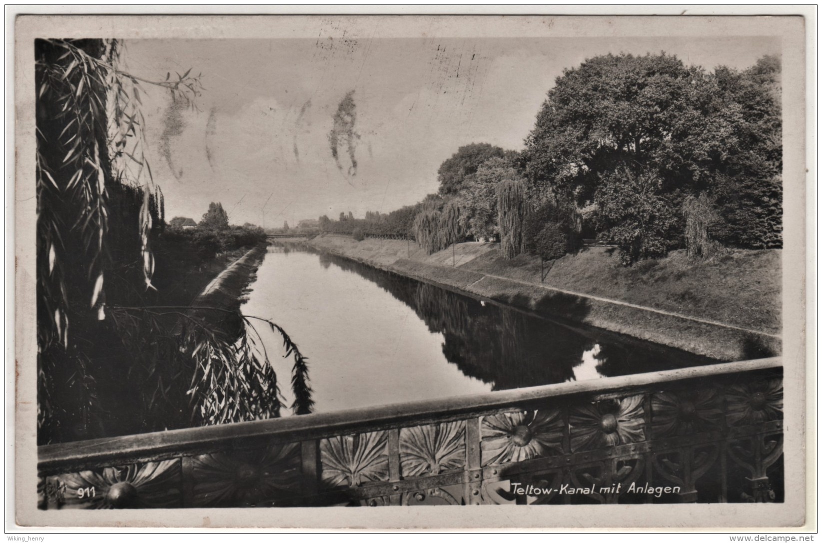 Berlin Lichterfelde - S/w Teltow Kanal Mit Anlagen - Lichterfelde