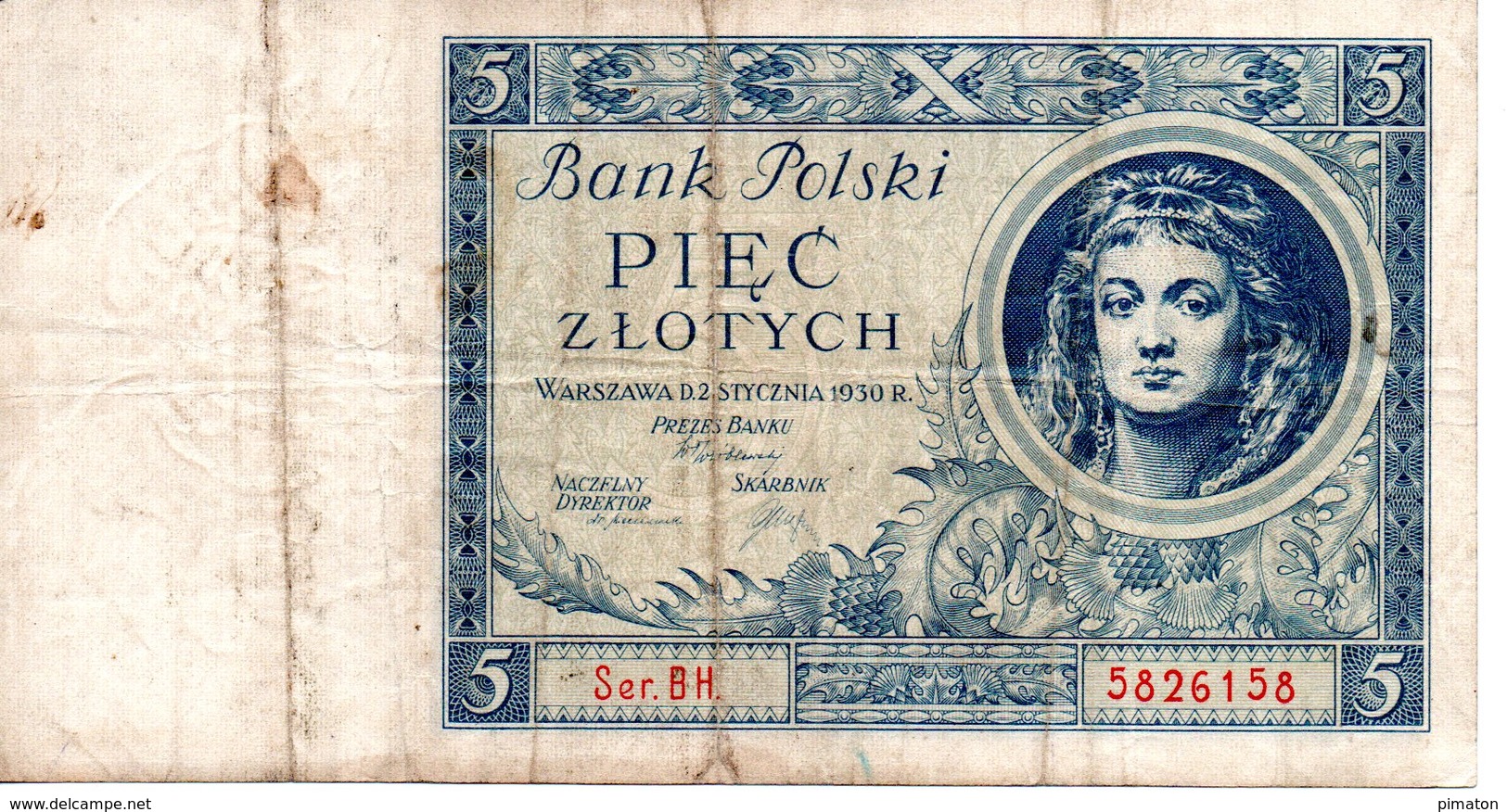 BANK POLSKI  5 ZLOTYCH - Polen