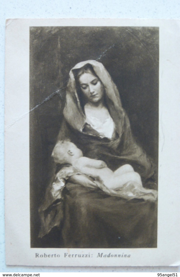 VENEZIA - MOSTRA COMMEMORATIVA BIENNALE 1935 - ROBERTO FERRUZZI (SEBENICO 1853-VENEZIA 1934) MADONNINA - Venezia