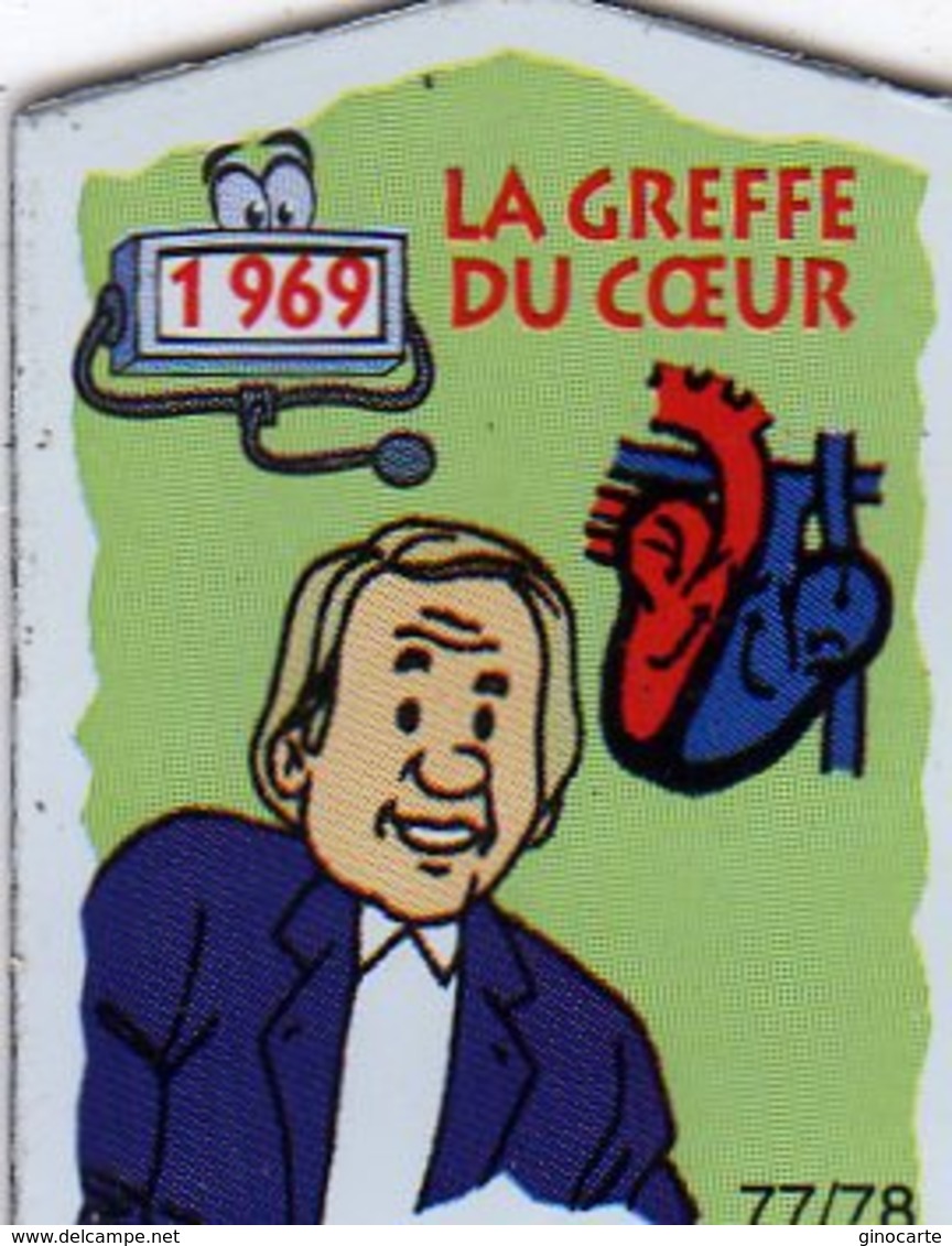 Magnets Magnet Le Gaulois Invention Date La Greffe Du Coeur 77 - Autres & Non Classés