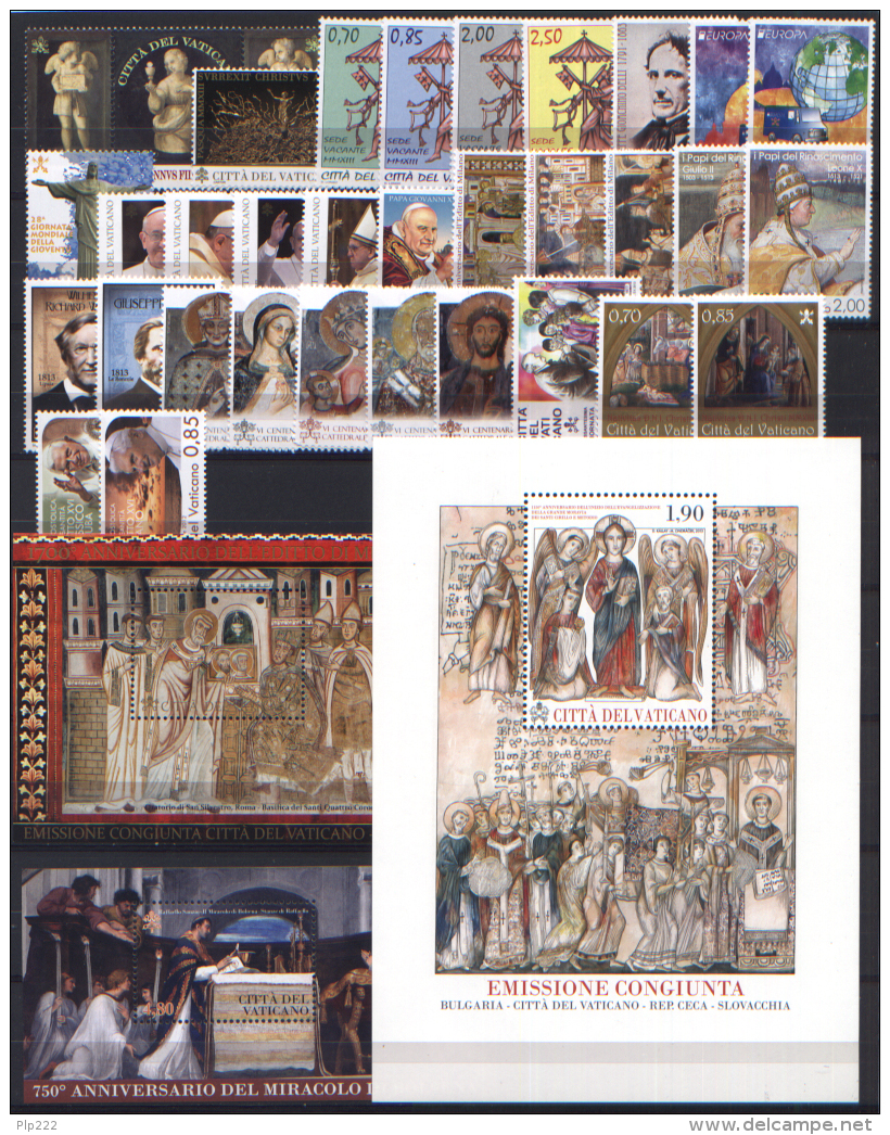 Vaticano 2013 Annata Completa/Complete Year MNH/** - Annate Complete