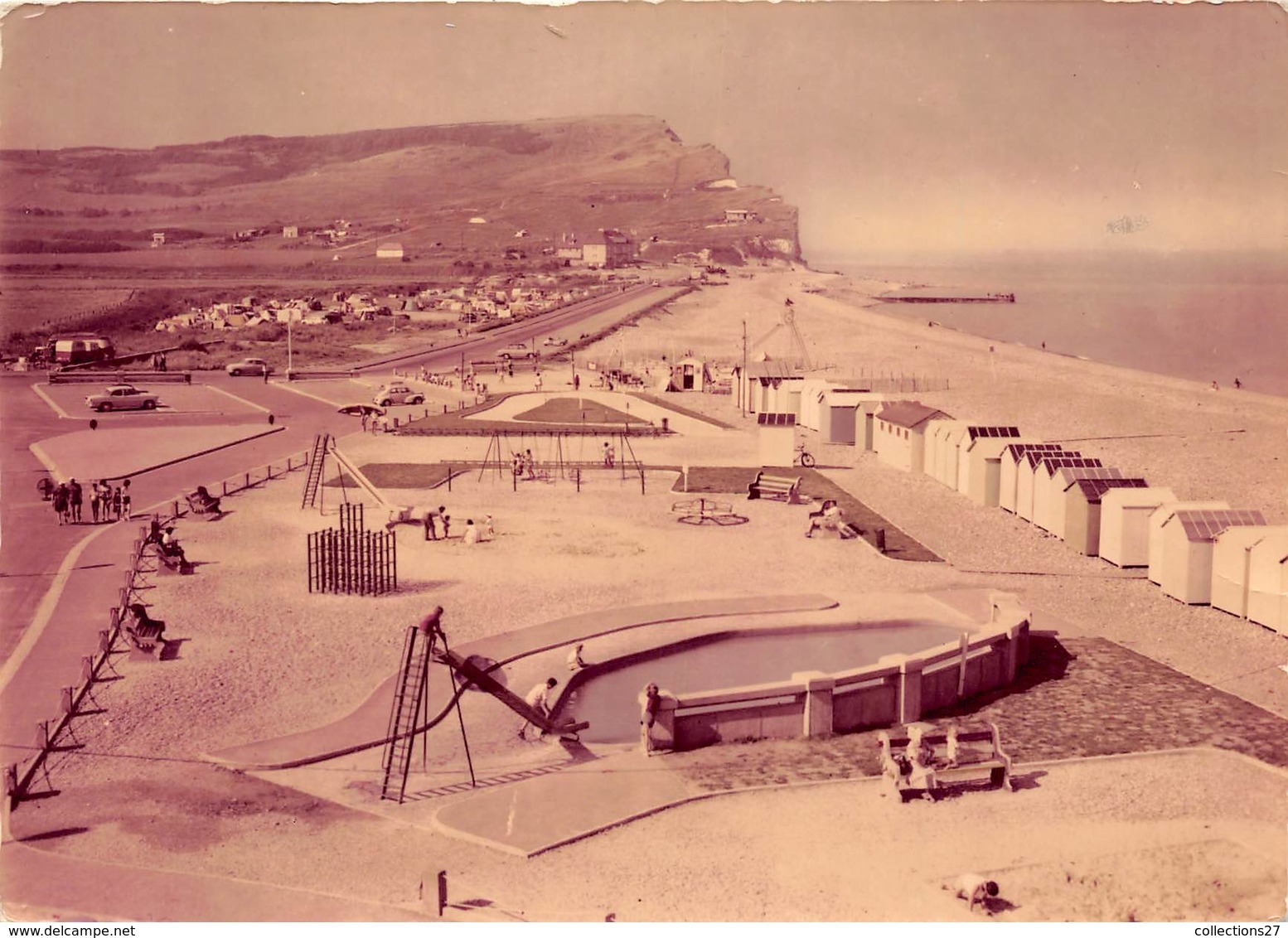 76-CRIEL-SUR-MER- PLAGE , JARDIN D'ENFANTS - Criel Sur Mer