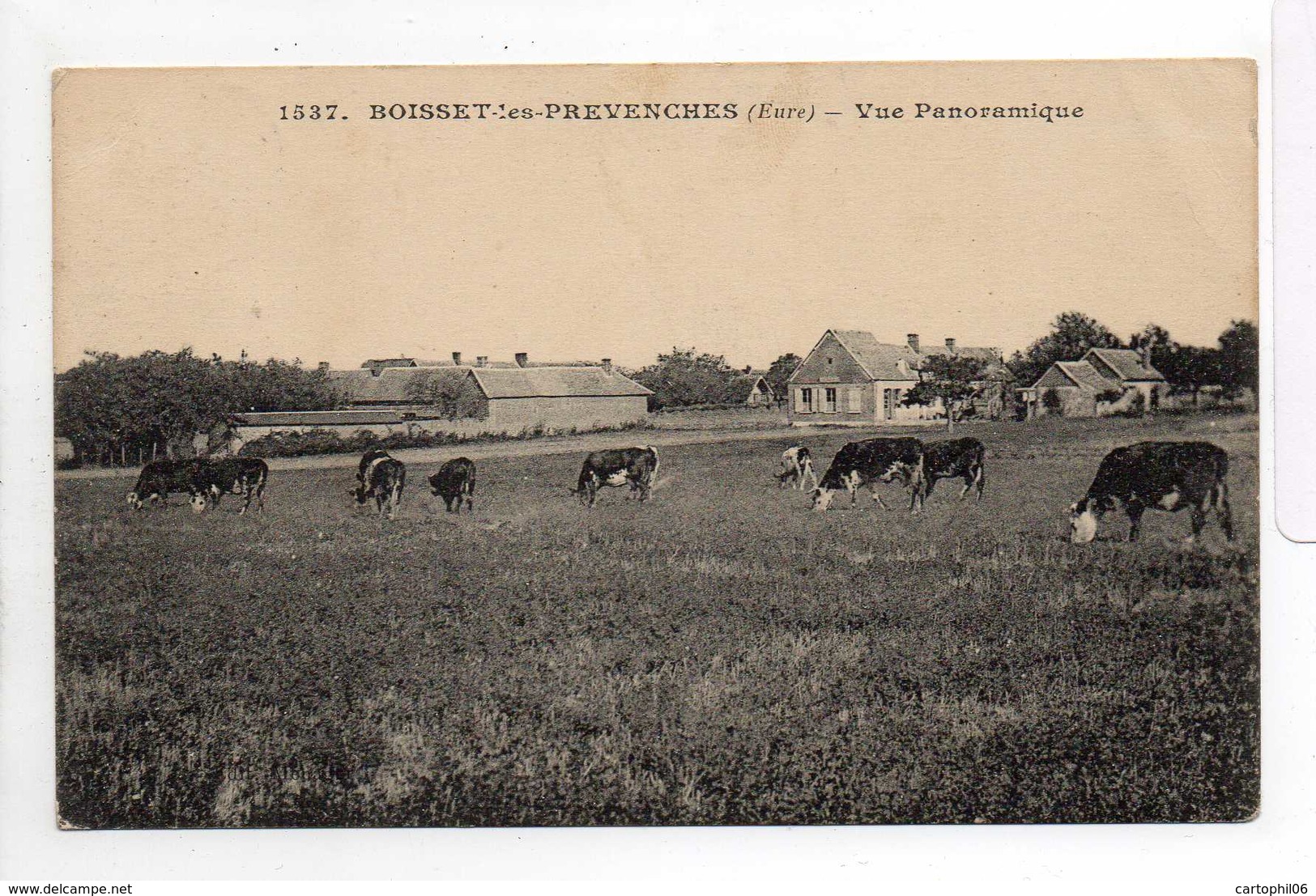 - CPA BOISSET-LES-PREVENCHES (27) - Vue Panoramique 1926 - N° 1537 - - Other & Unclassified