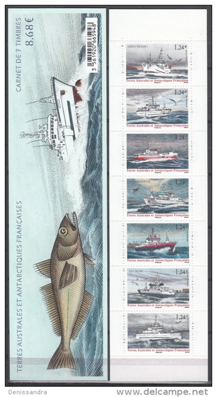 TAAF 2015 Carnet Bateaux Pêcheurs Neuf ** - Carnets