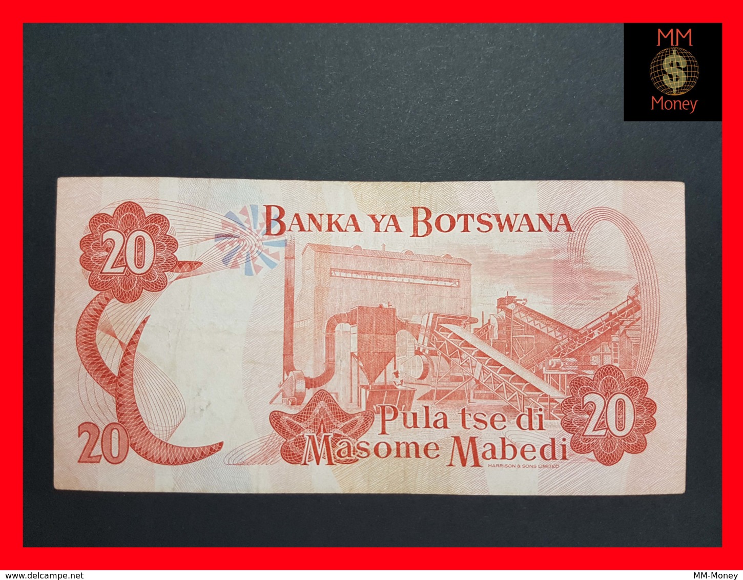 BOTSWANA 20 Pula 1992  P. 13 VF - Botswana