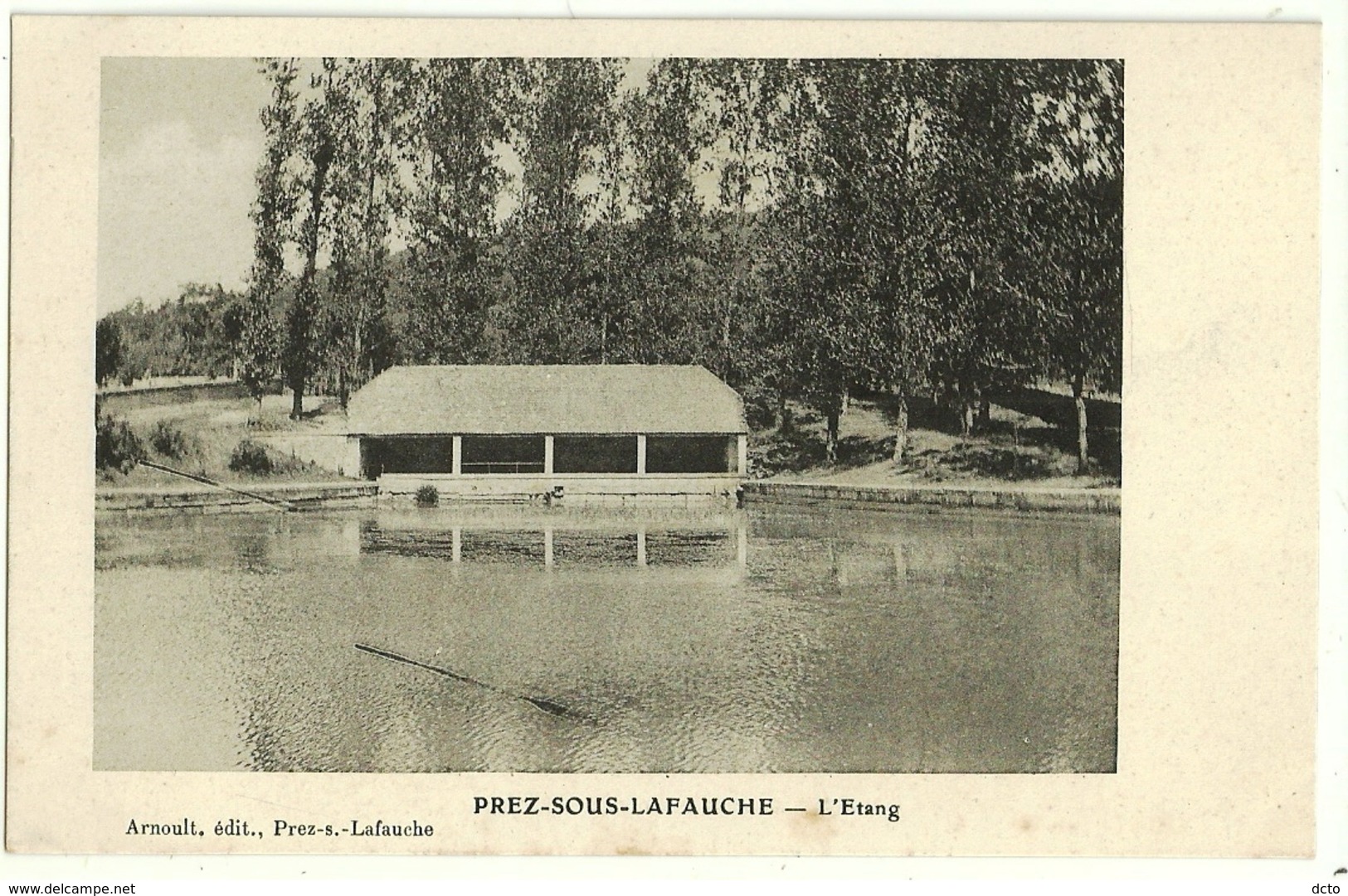 PREZ-sous-LAFAUCHE  L'Etang,   Non Voyagée, Edit. Arnoult (Lavoir) - Autres & Non Classés