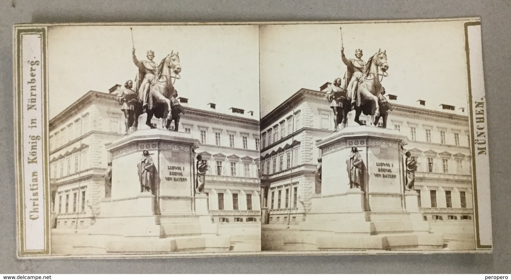 GERMANY   MÜNCHEN  MUENCHEN MUNCHEN   Photo Stéréoscopique STEREO PHOTO Stereoview - Stereo-Photographie