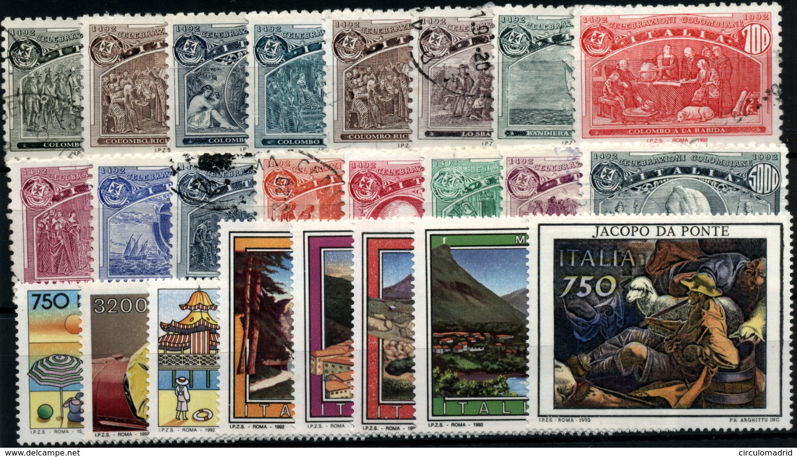 3721-Italia Nº 1950/65, 1966/73 - Sin Clasificación