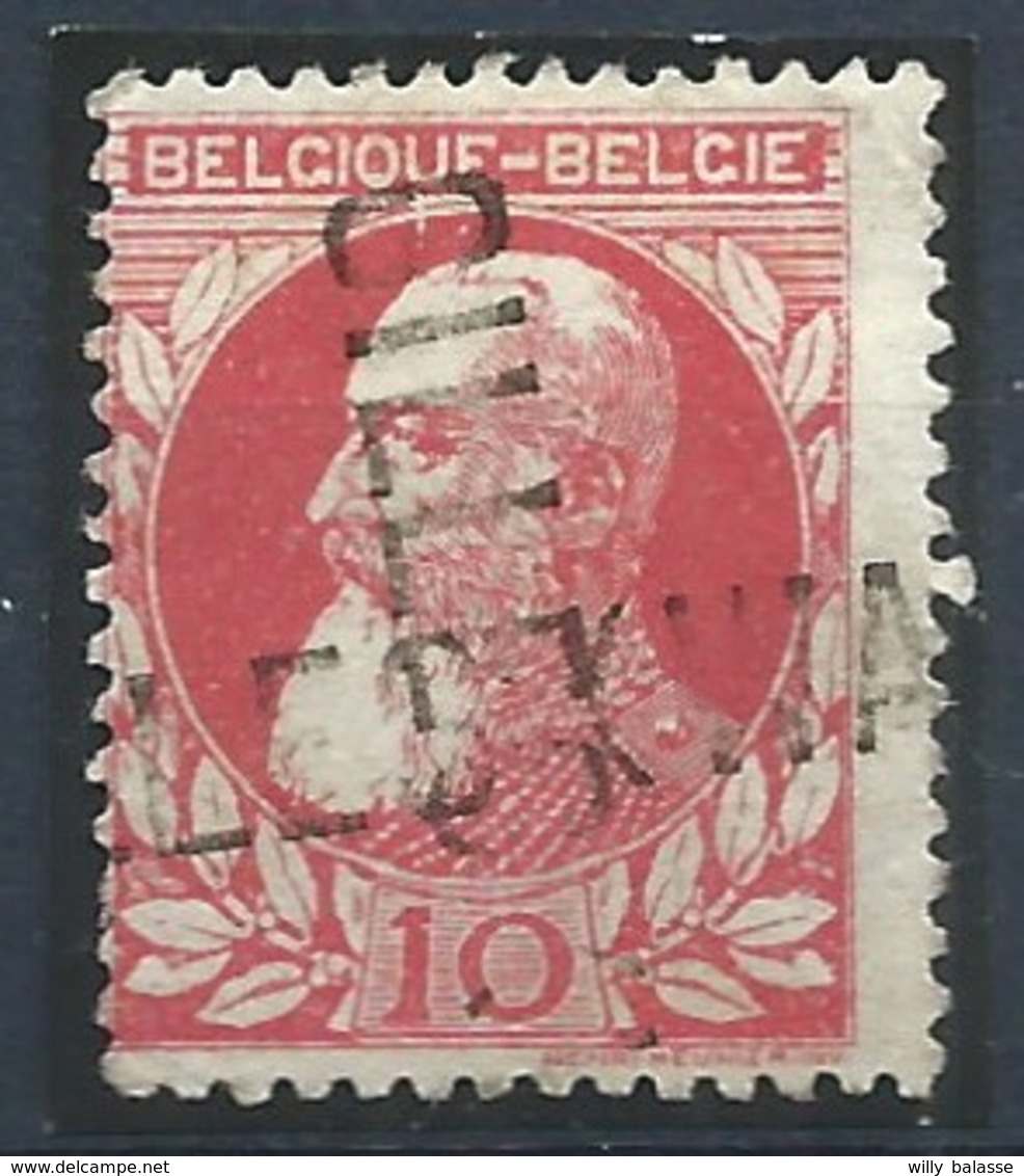 10c Rge Annulé Griffe ST GILLES WAES - 1905 Grosse Barbe