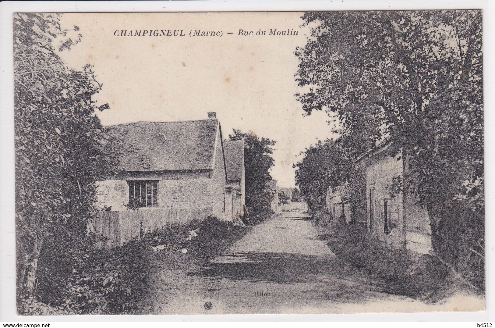 51 CHAMPIGNEUL Rue Du Moulin - Autres & Non Classés