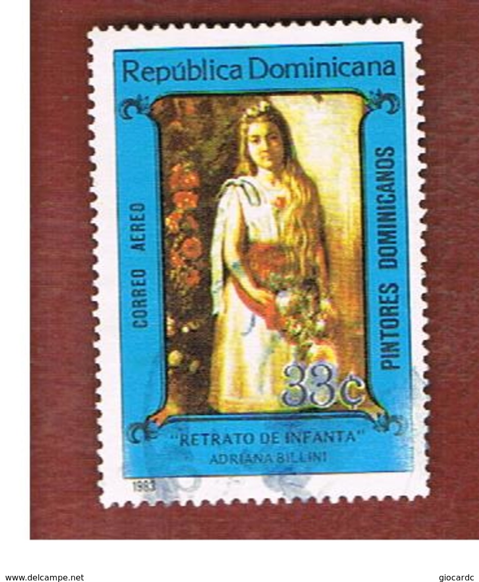 REPUBBLICA DOMENICANA (DOMINICAN REPUBLIC)  - SG 1562  -  1983  PAINTINGS: A. BELLINI     - USED - Repubblica Domenicana