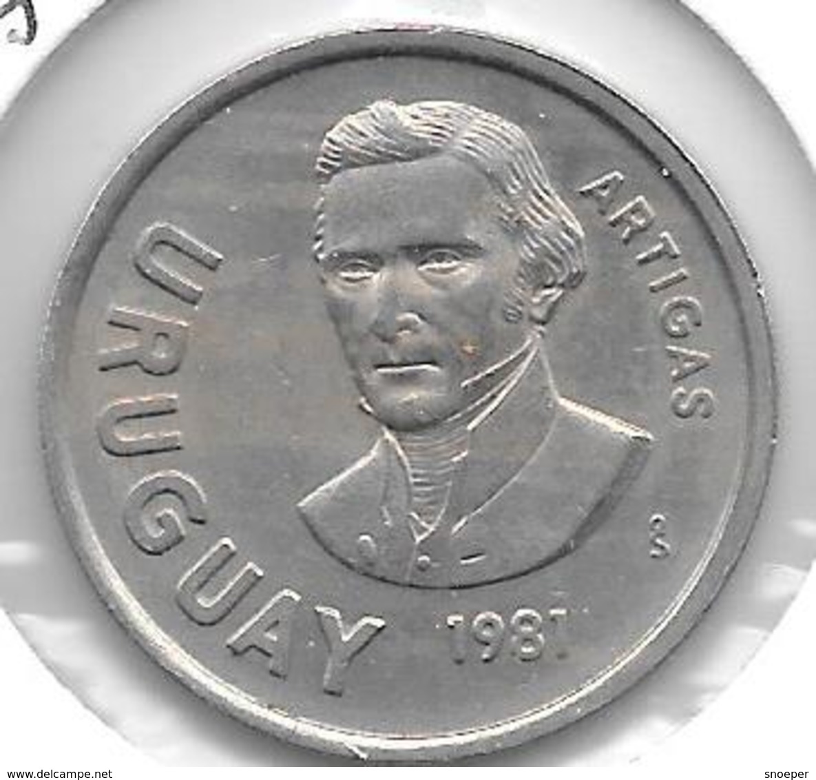 *uruguay 10 Pesos 1981 Km 79 Xf+ - Uruguay