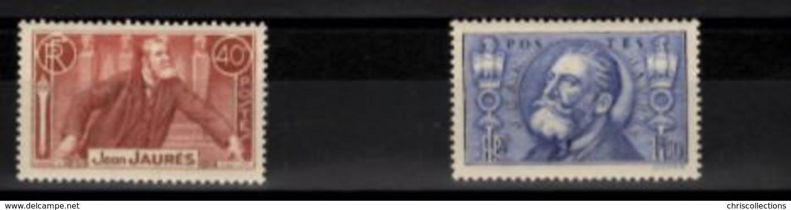 FRANCE  N° 318 à 319 N** Cote 48.50€ - Unused Stamps