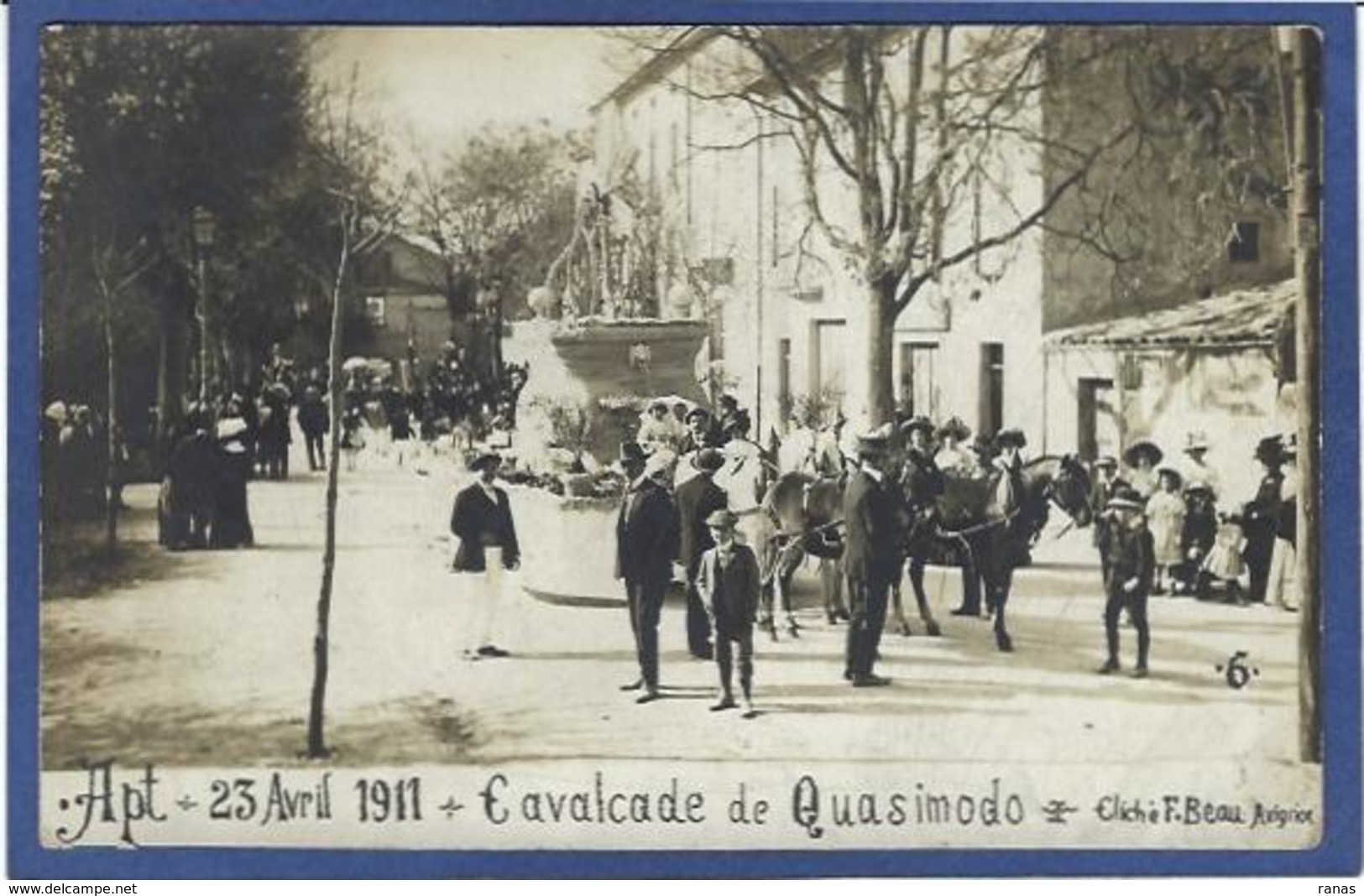 CPA Vaucluse 84 Apt Non Circulé Carte Photo RPPC Cliché Beau Avignon - Apt