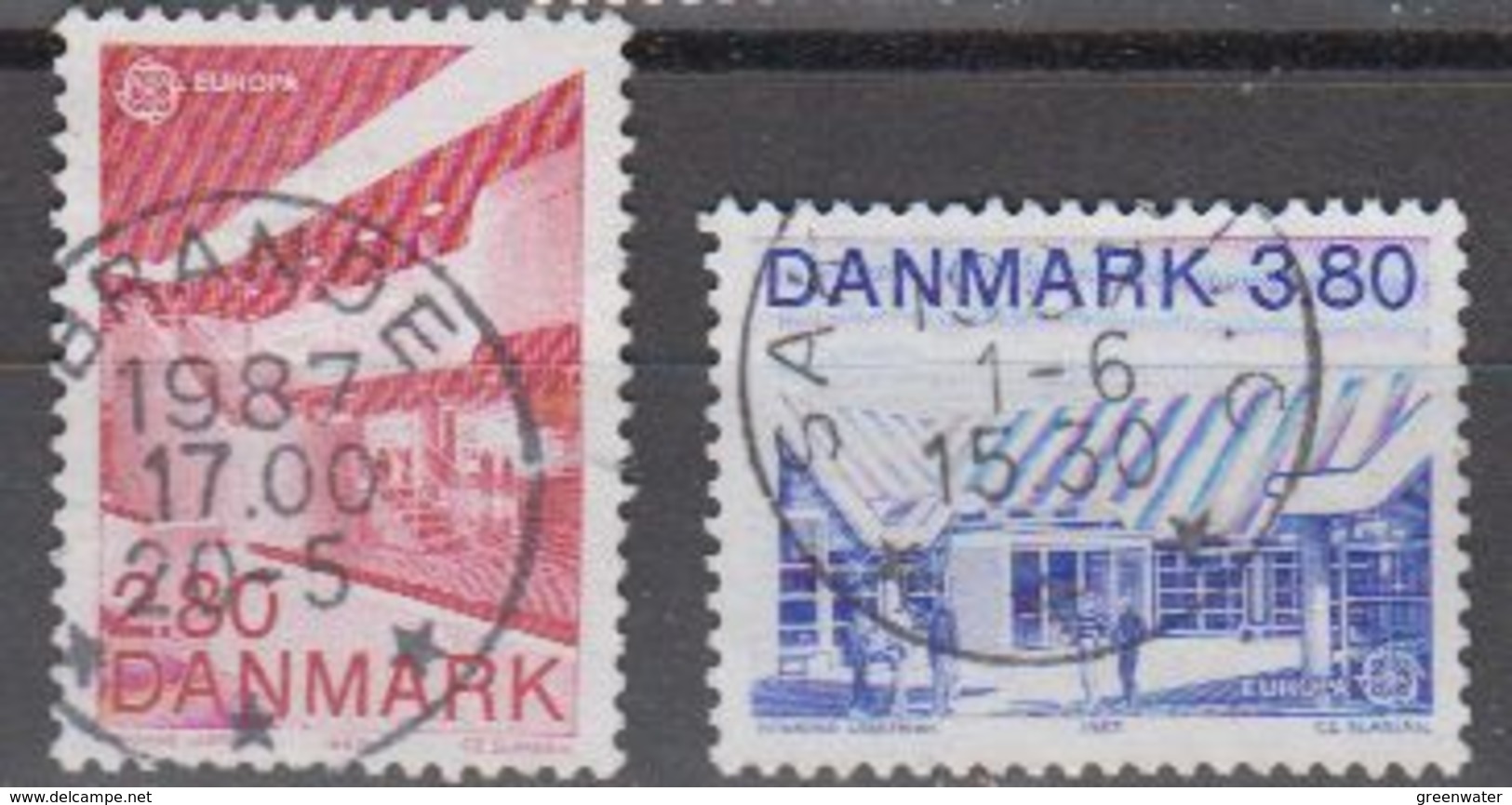 Europa Cept 1987 Denmark 2v Used (40578B) - 1987