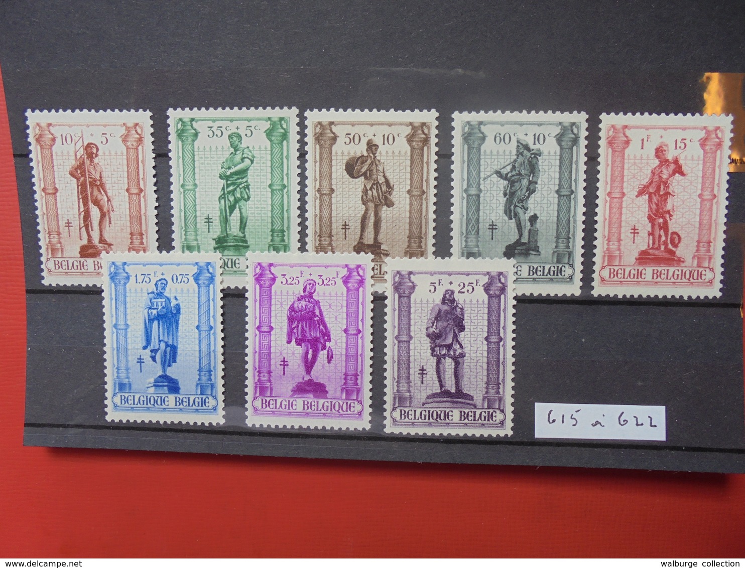 BELGIQUE COB N° 615-22 NEUF MNH** - Collections