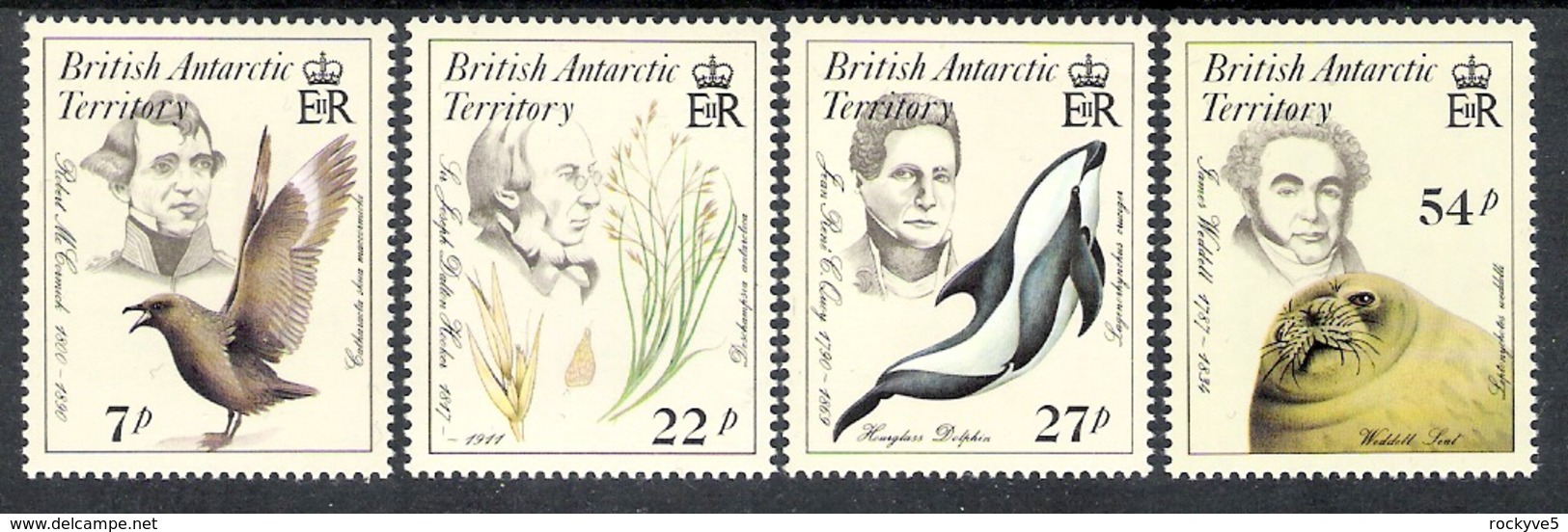 British Antarctic Territory 1985 Early Naturalists MNH CV £5.05 - Unused Stamps