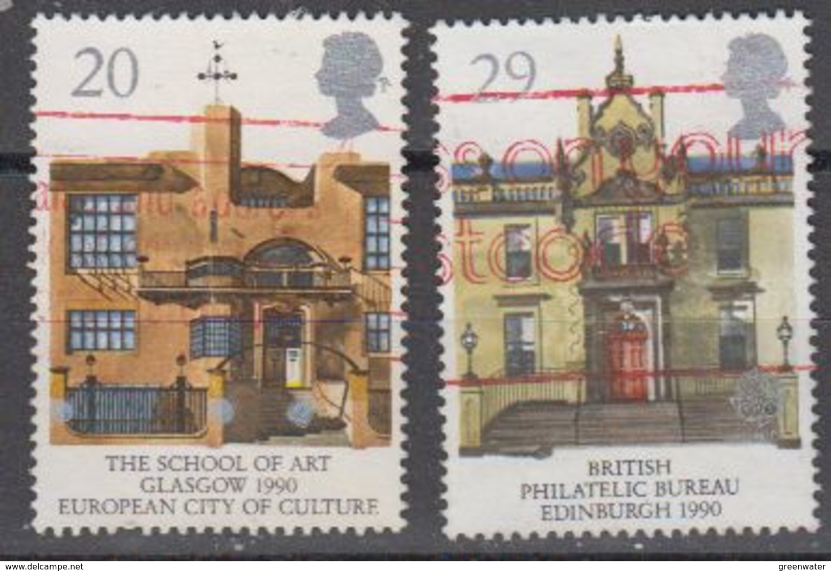 Europa Cept 1990 Great Britain + (Glasgow Eur. City Of Culture) 2v Used (40578I) - 1990