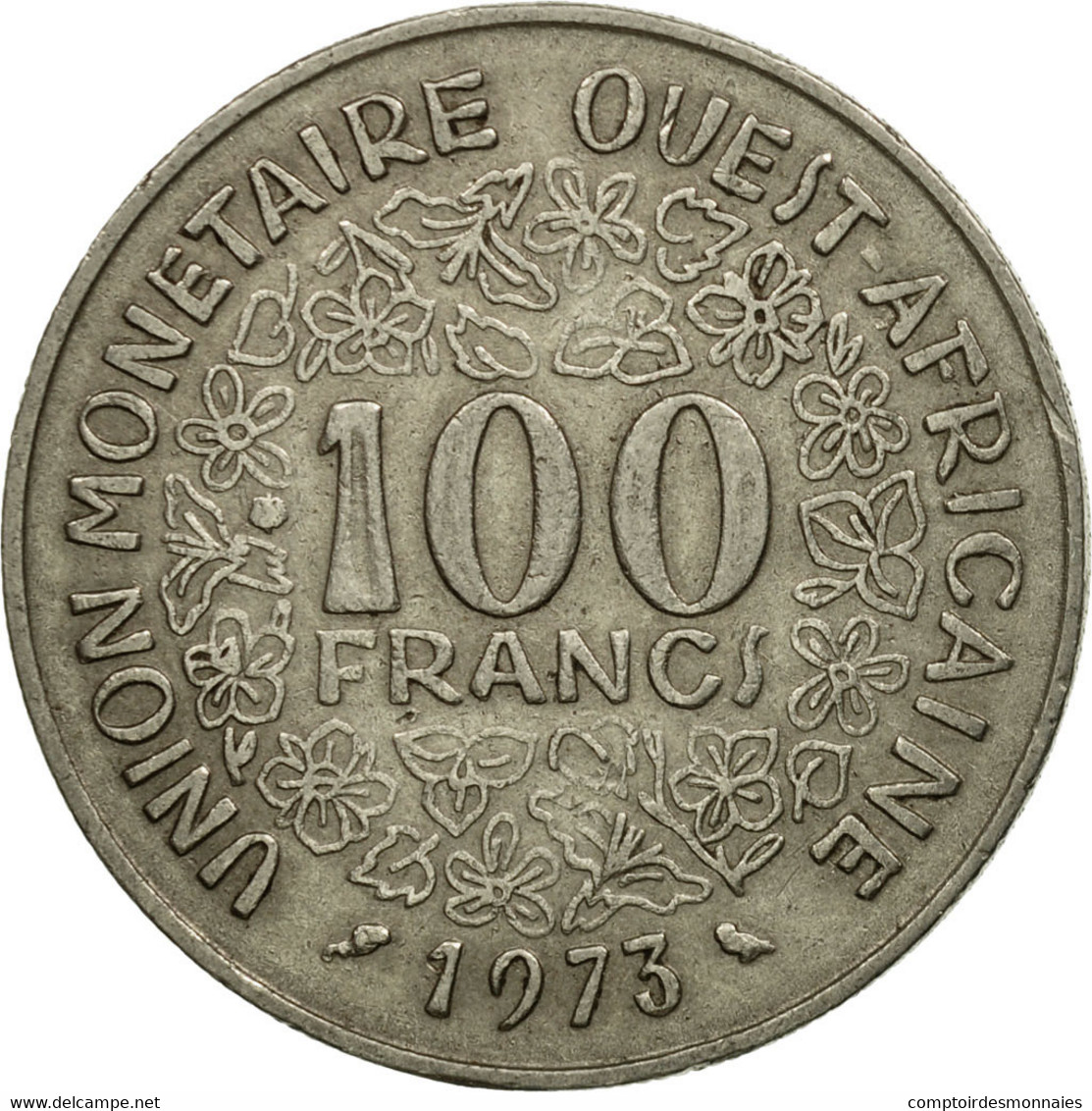 Monnaie, West African States, 100 Francs, 1973, Paris, TTB, Nickel, KM:4 - Côte-d'Ivoire