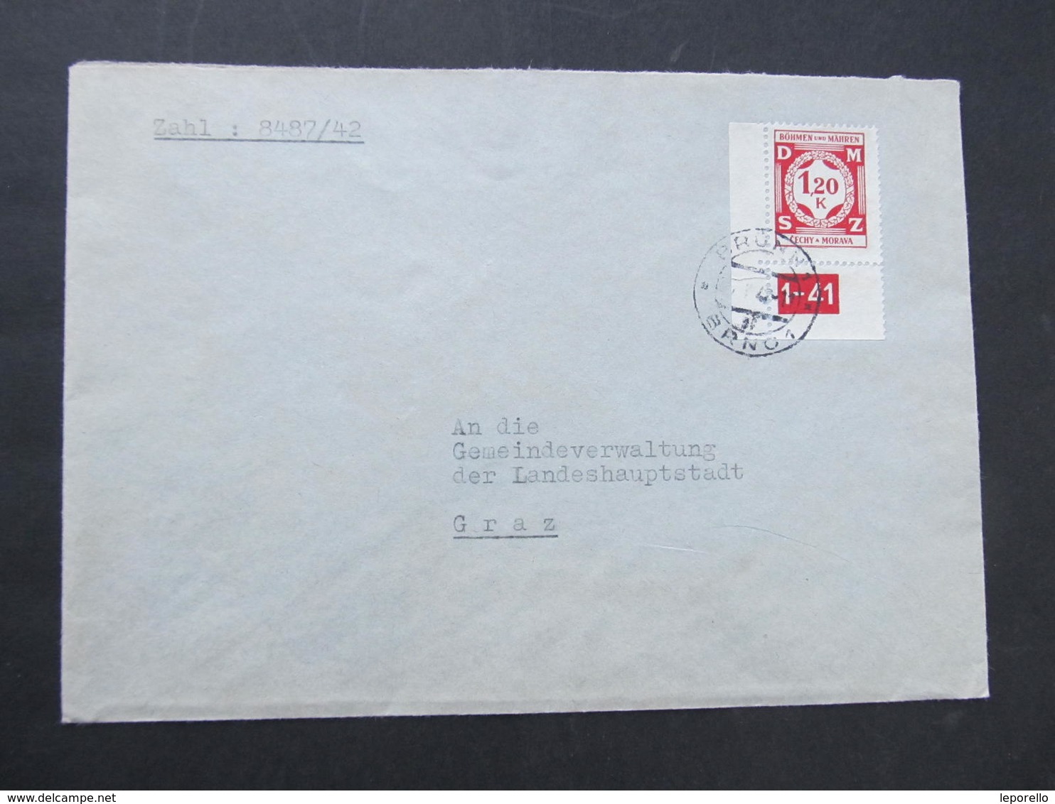 BRIEF Brno 1943 Dienstmarken /// D*34041 - Briefe U. Dokumente