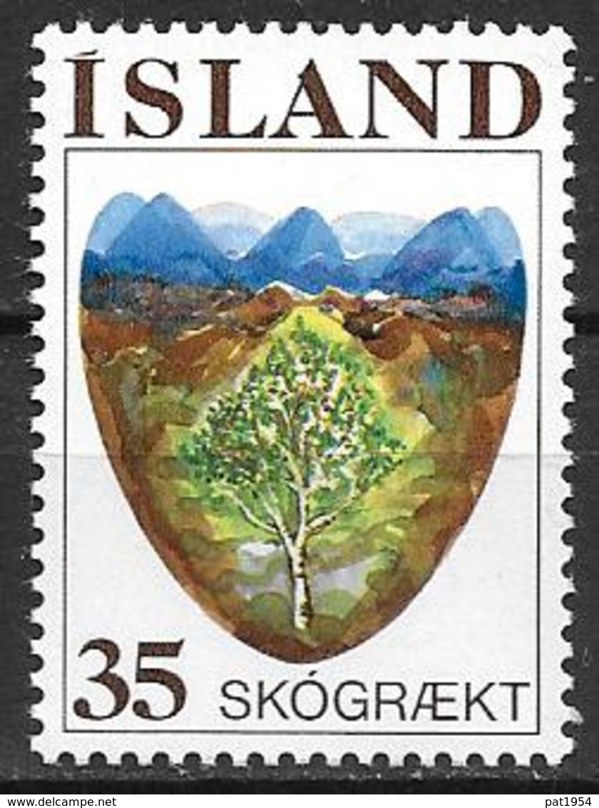 Islande 1975 N° 465 Neuf ** MNH Reboisement - Nuovi