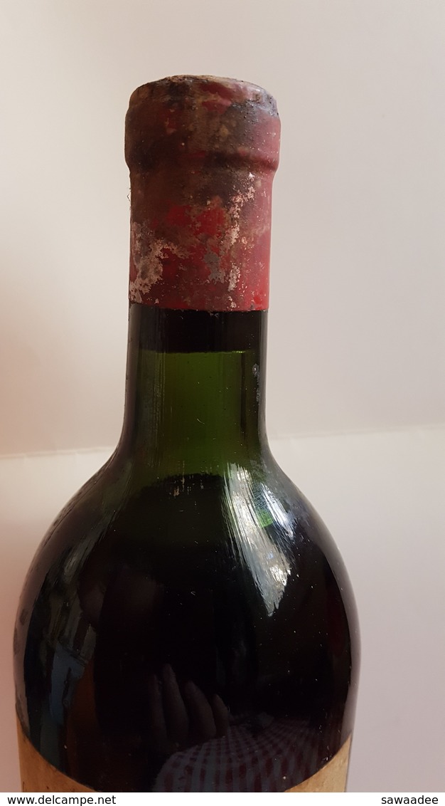 BOUTEILLE DE VIN - ST EMILION - CHATEAU GRAND CORBIN DESPAGNE - PAUL DESPAGNE - 1947 - HAUTEUR HAUT DU COL - Vin