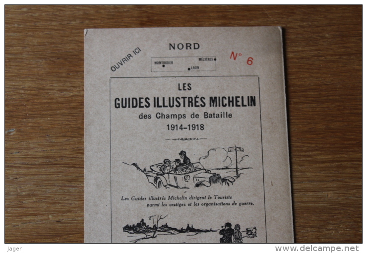 Publicité  Carte Michelin   N°6  Saint Quentin Reims - Autres & Non Classés