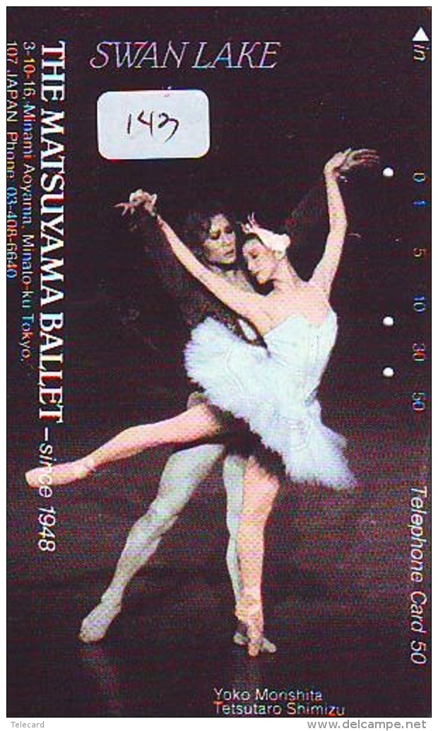 Télécarte BALLET (143) Ballette Dance Dancing Tanzen Danser Ballare Bailar Dançar Phonecard - Autres & Non Classés