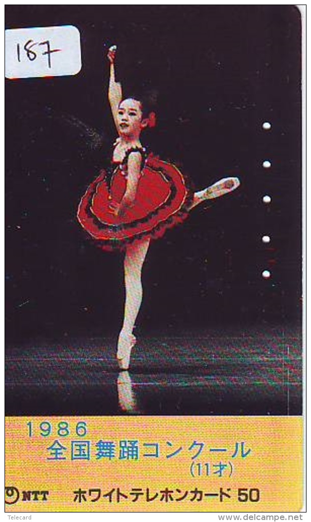 Télécarte BALLET (187) Ballette Dance Dancing Tanzen Danser Ballare Bailar Dançar Phonecard - Autres & Non Classés