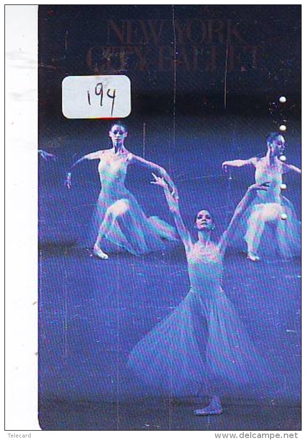 Télécarte BALLET (194) Ballette Dance Dancing Tanzen Danser Ballare Bailar Dançar Phonecard - Autres & Non Classés