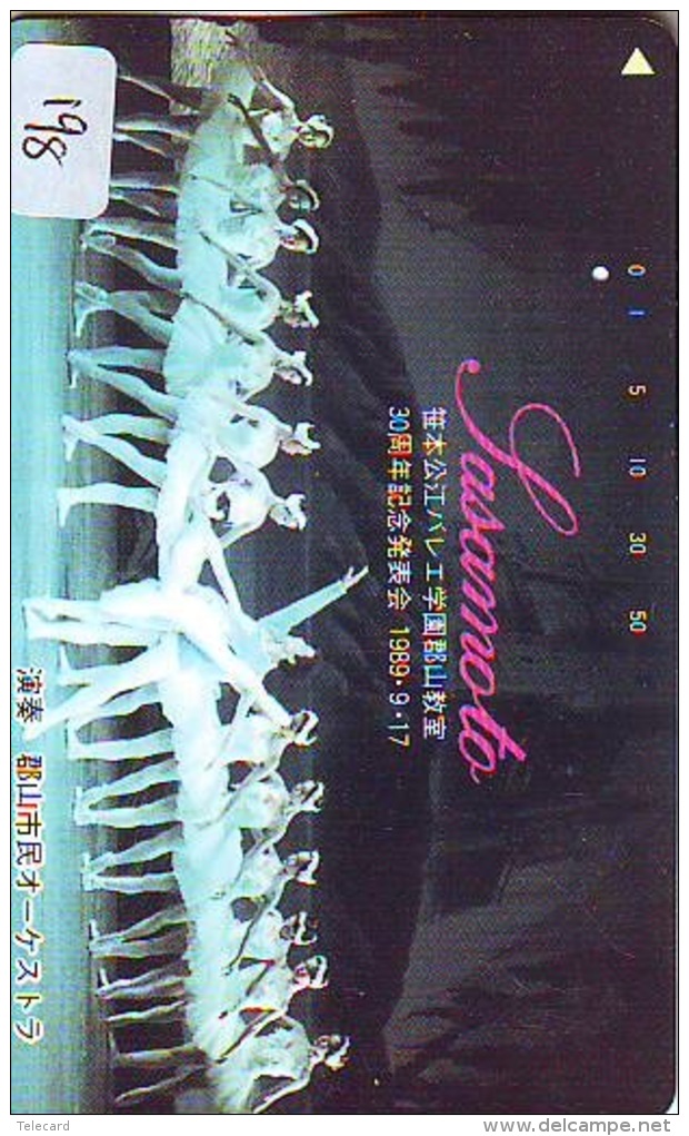 Télécarte BALLET (198) Ballette Dance Dancing Tanzen Danser Ballare Bailar Dançar Phonecard - Autres & Non Classés